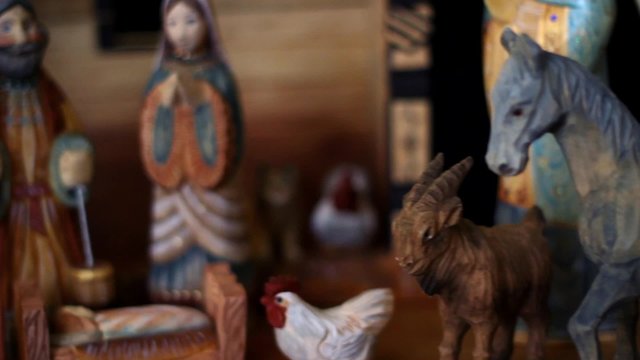 Beautiful Hand Carved Nativity