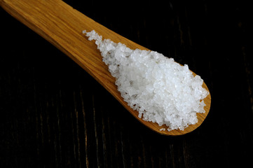Salt on Spoon.