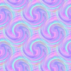 Seamless pastel colored swirl background or pattern
