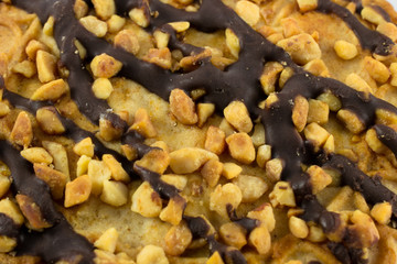 cakes, peanuts, chocolate