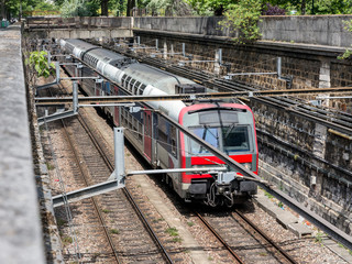 Subway train Paris, France