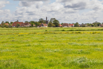 The charming little village Forum on one of the Dutch wadden isl