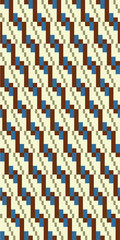 Fabric seamless pattern