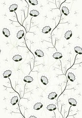 Seamless pattern with flowers