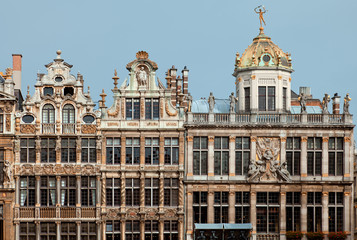 Historical Buildings of Brussels Grand Place