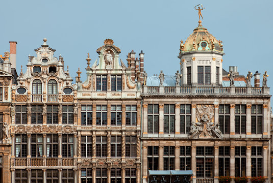 Historical Buildings of Brussels Grand Place