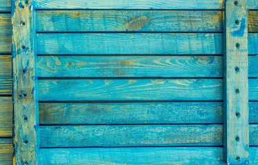 Fototapeta premium Backgrounds, Blue, Wood.
