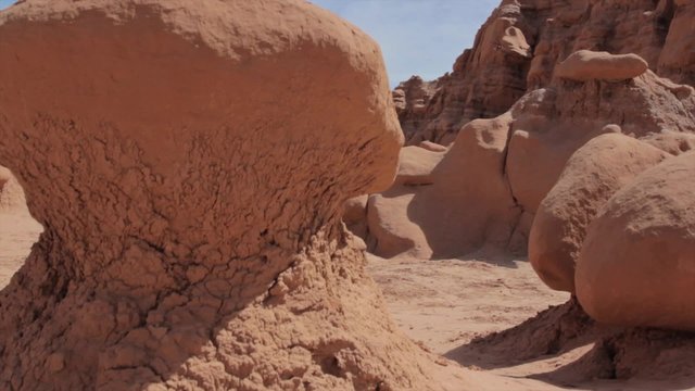 unique goblin valley state park rock formations