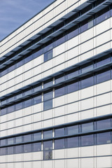 Modern glass building, office exterior
