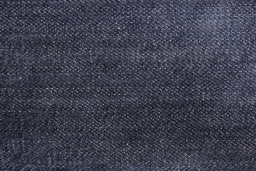 Close up of blue jeans texture