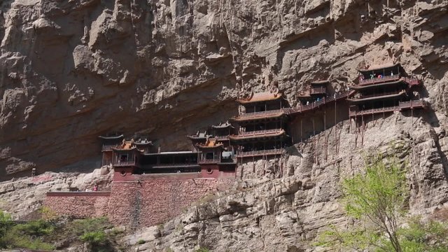 the hanging temple in datong china