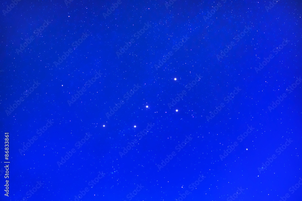Wall mural starry sky.