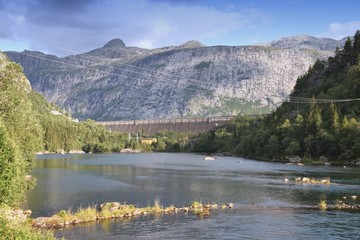 Gravity dam in Norway