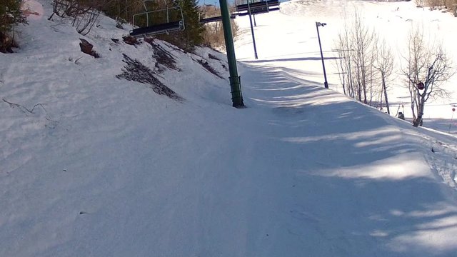 a resort ski lift