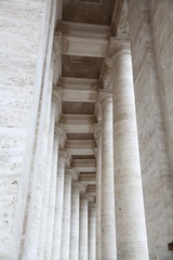 Fototapeta premium Bernini colonnade, St. Peter's Basilica, St. Peter's Square, Vatican City