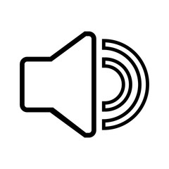 Audio speaker icon.
