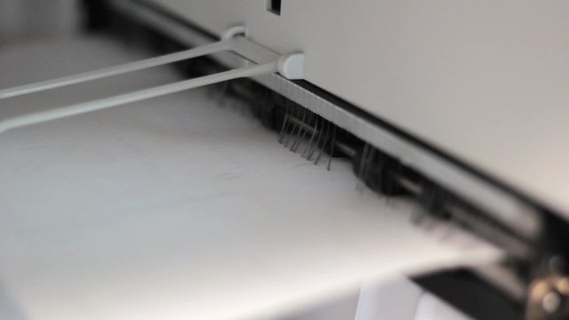 Office Copier Closeup