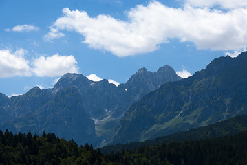 Fototapeta na wymiar cime montagne dolomiti panorami trentino alto adige alpi