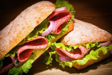 Sandwich, old, wood.