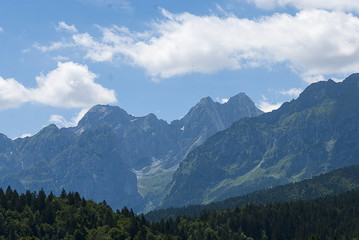 Obraz premium cime montagne dolomiti panorami trentino alto adige alpi 