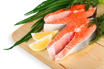 Seafood, steak, fish.