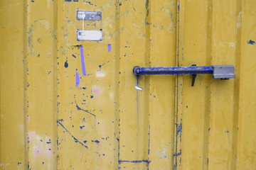 Cool abstract container door (urban background, wallpaper)