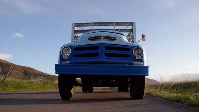 Old Farm Truck Dolly Shot