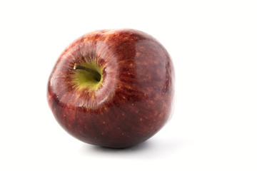 Red apple isolated on white