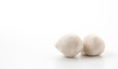 skewers of pork balls or pork meatballs