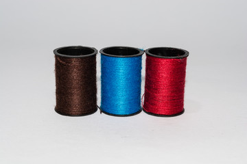 rolls of sew thread