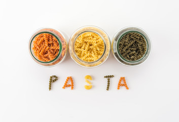 Italian spaghetti pasta dried food