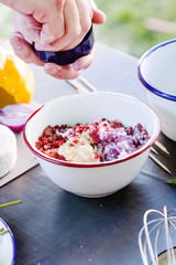 chef making meatballs