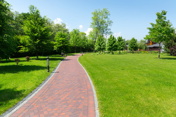 Pavement in the park