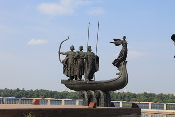 Monument to the founders of Kiev
