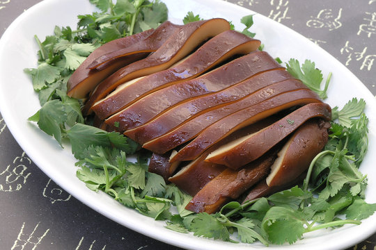 Sliced squid