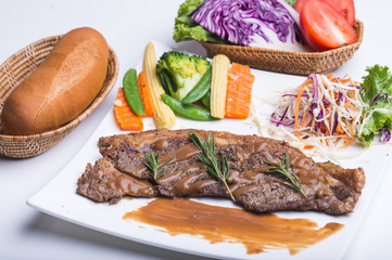 Steak and Sausages