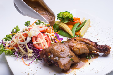 Steak and Sausages