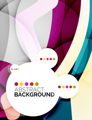 Colorful fresh modern abstract background