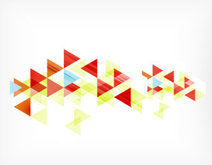 Triangle pattern composition, abstract background with copyspace