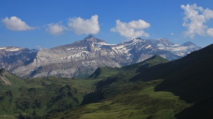 Fototapeta premium Oldenhorn in the evening