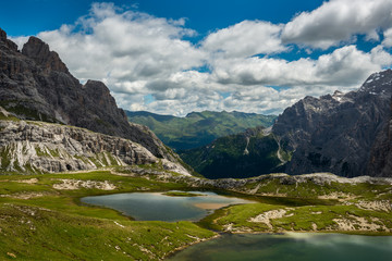 Fototapeta na wymiar Tre Cime di Lavaredo. Dolomites alps. Italy