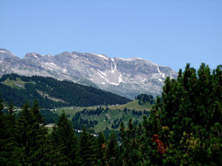 Berge Graubünden in der Schweiz