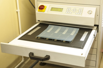 Printing labels on offset machine