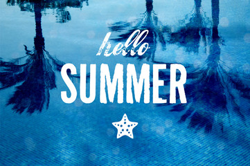 summer party palmen beach poster plakat © C.Berlin