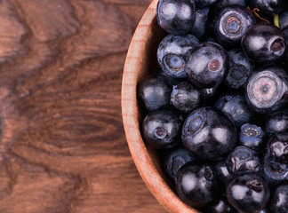 Blueberries in a bowl