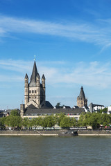 Great St. Martin Church in Cologne, Germany