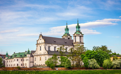Fototapeta na wymiar St. Michael Archangel church in Cracow, Poland