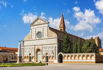 Crédence de cuisine en verre imprimé Florence Santa Maria Novella church. Florence, Italy