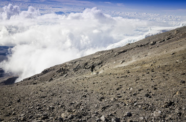 Descent from Kilimanjaro