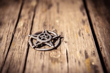 Pentagram closeup photo